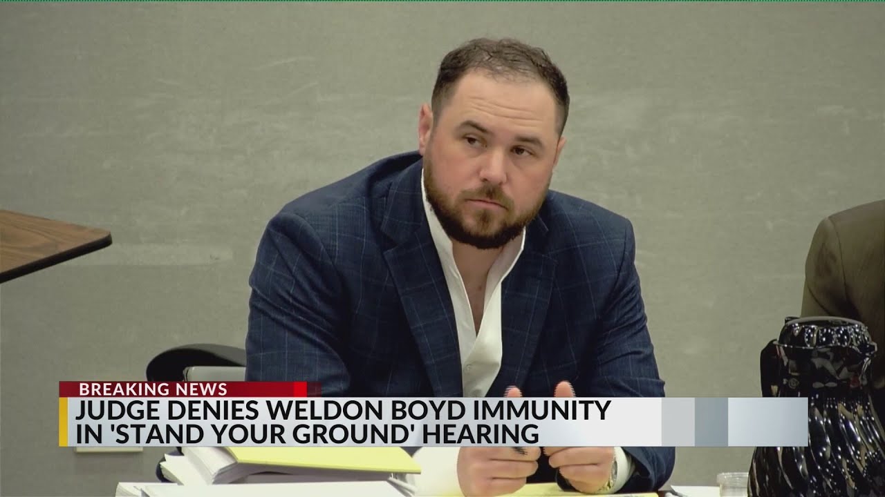 Judge rejects stand your ground immunity for Weldon Boyd in Spivey lawsuit