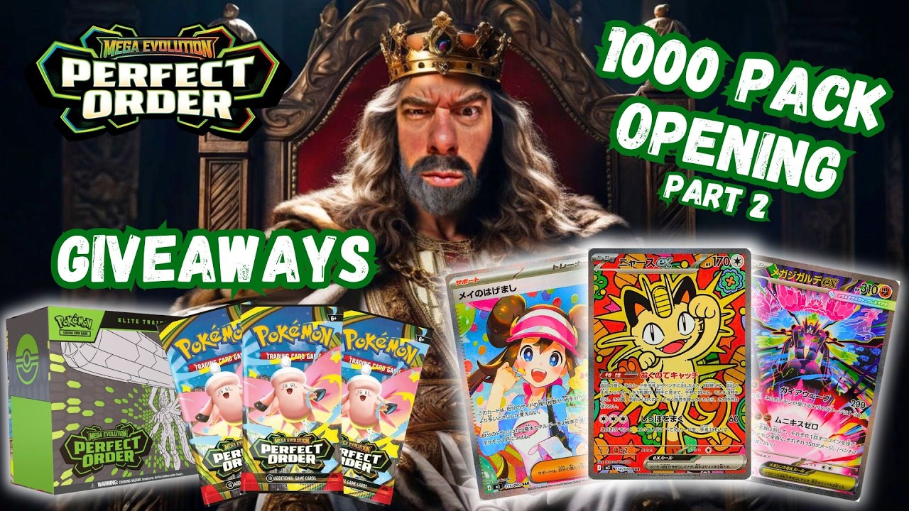 PACK PERFECT ORDER MSRP OPENING Part 2 + GIVEAWAYS LIVE!