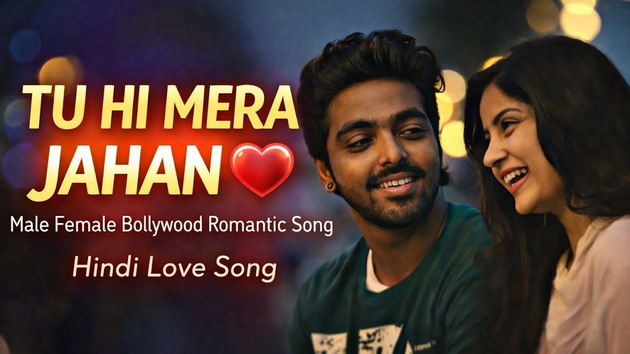 Tu Hi Mera Jahan ❤️ | Male Female Bollywood Romantic Song | Hindi Love Song