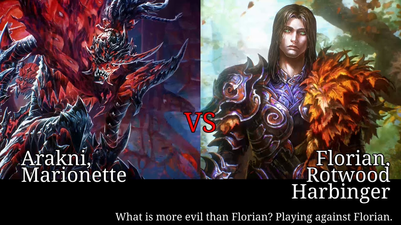 Arakni, Marionette vs. Florian, Rotwood Harbinger | Florian Is Back to Decomposing | Flesh and Blood