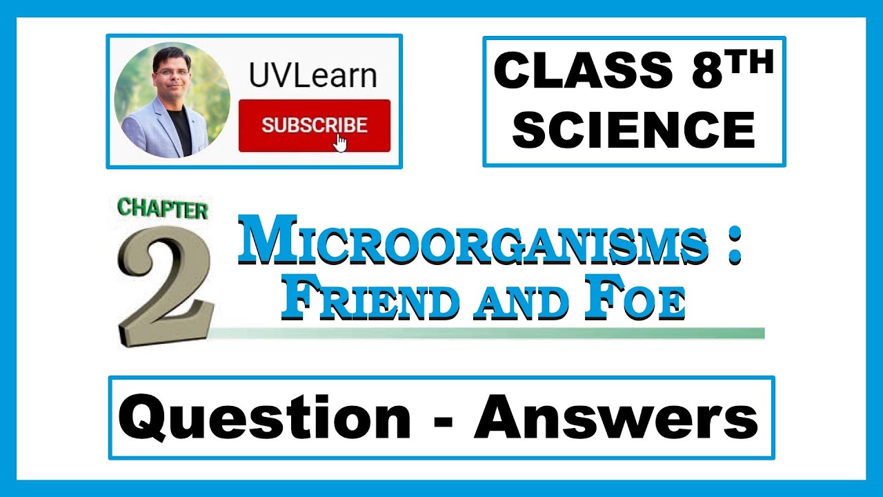 Class 8 Science Chapter 2: Microorganisms: Friend and Foe | Short & Easy | Question-Answers (New)