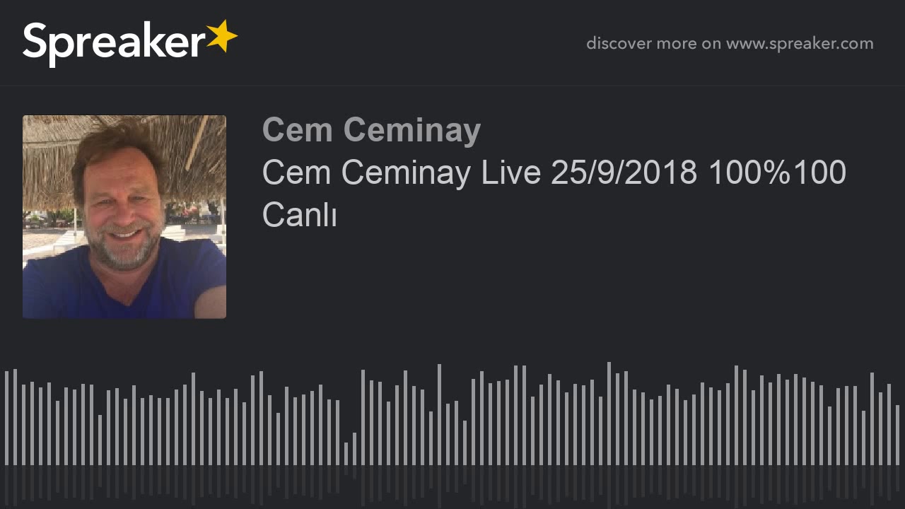Cem Ceminay Live 25/9/2018 100%100 Canlı (part 2 of 8)