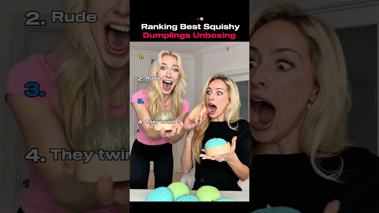 Ranking Best Squishy Dumplings Unboxing pt.2 😳 #shorts
