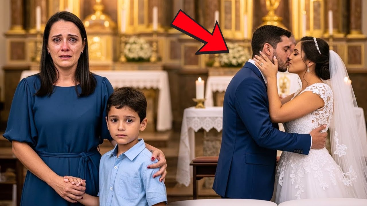 Esposa descobre que o marido vai se casar com OUTRA — e entra na igreja com o FILHO