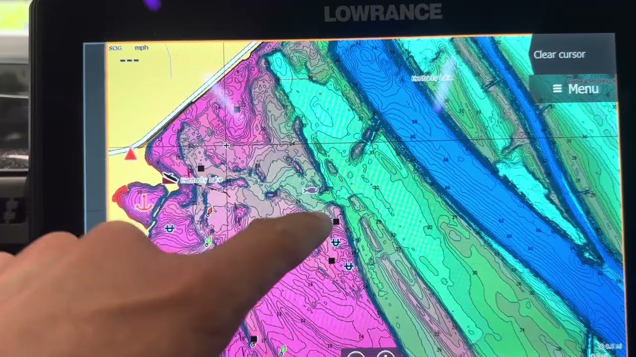 C-Map VS Navionics Plus Mapping on Kentucky Lake- How to Change Shading