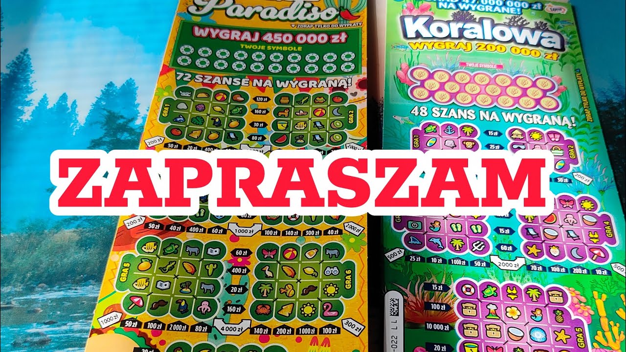 Zdrapki @- MEGA PARADISO + KORALOWA.