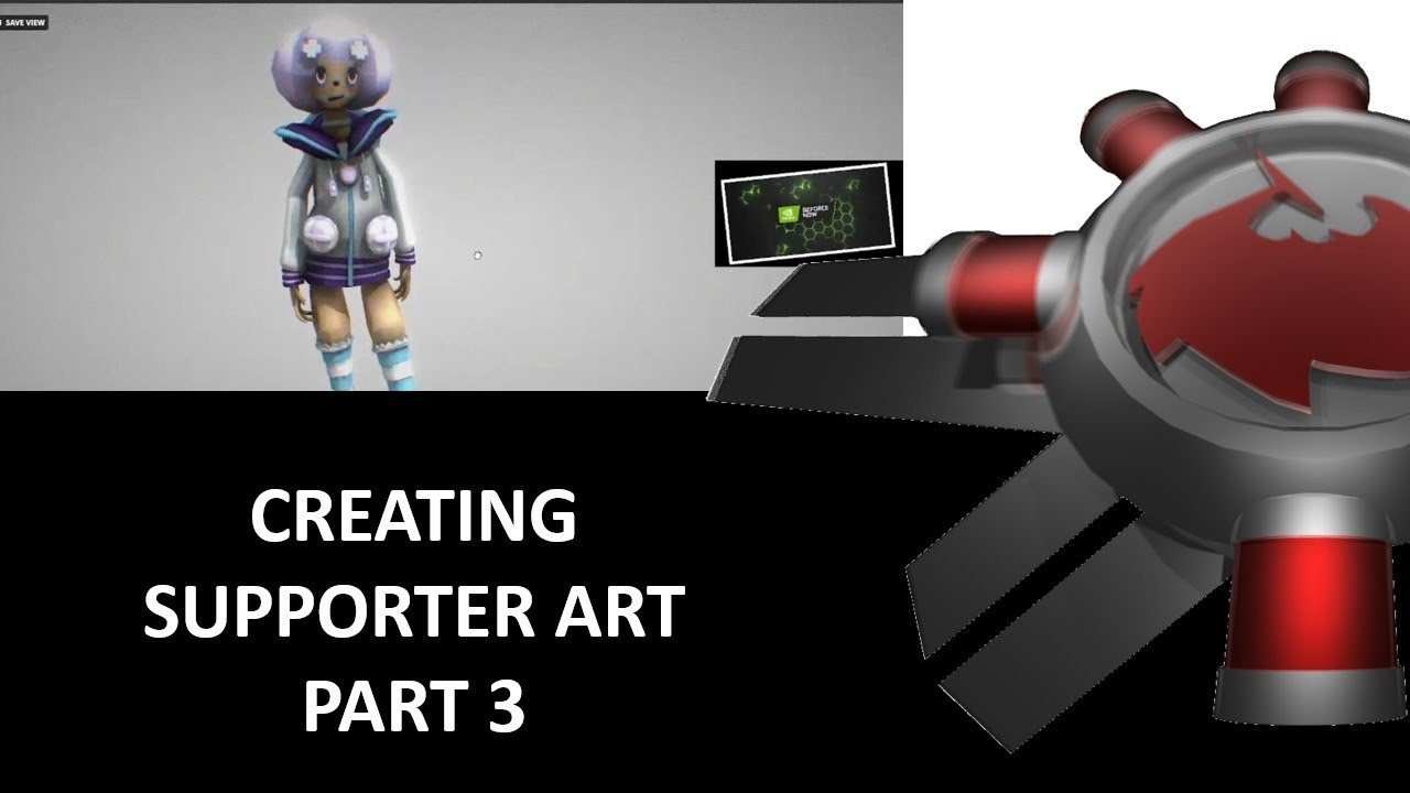 Creating Supporter Art  - 107 Part - 3