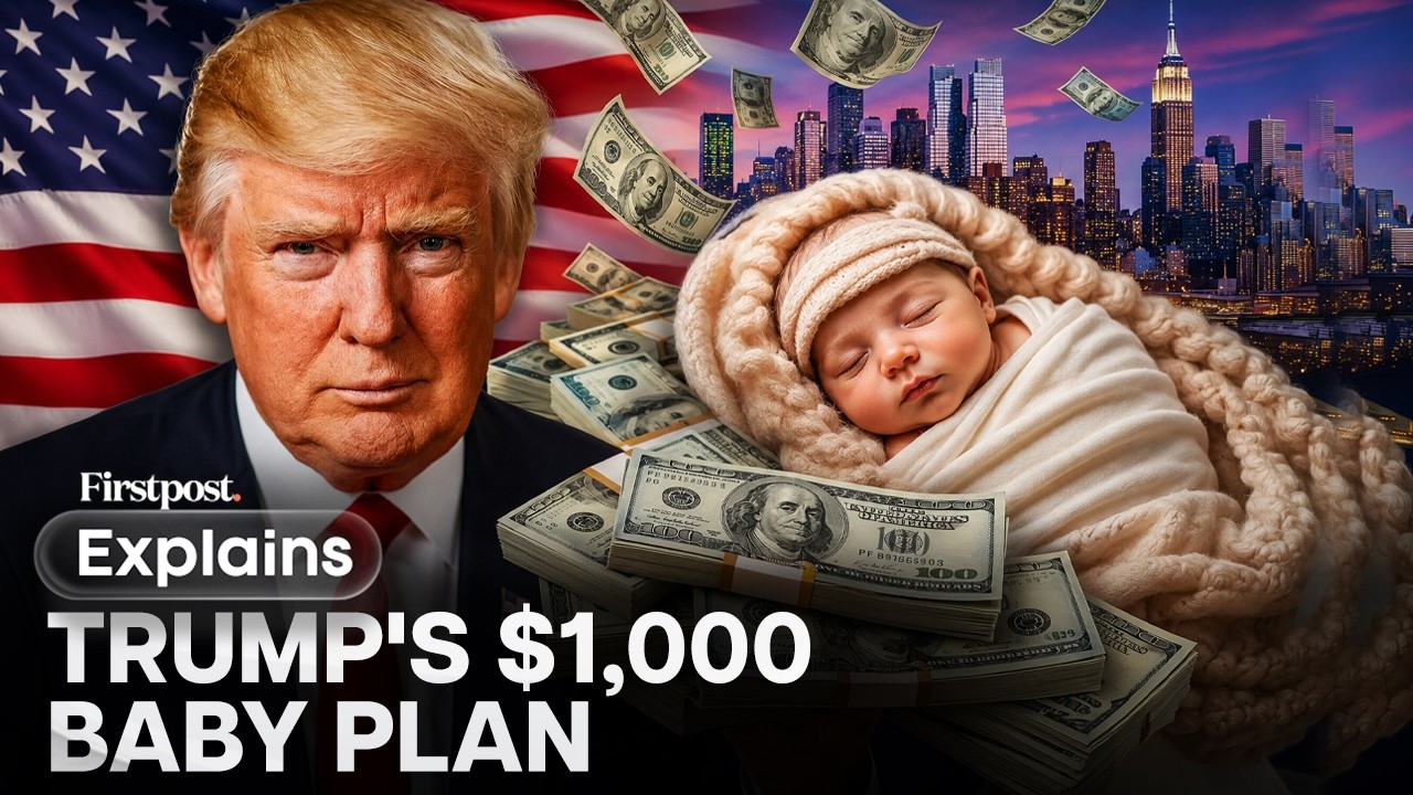 Счета Трампа: как США инвестируют 1000 долларов в каждого новорожденного | FP Explains