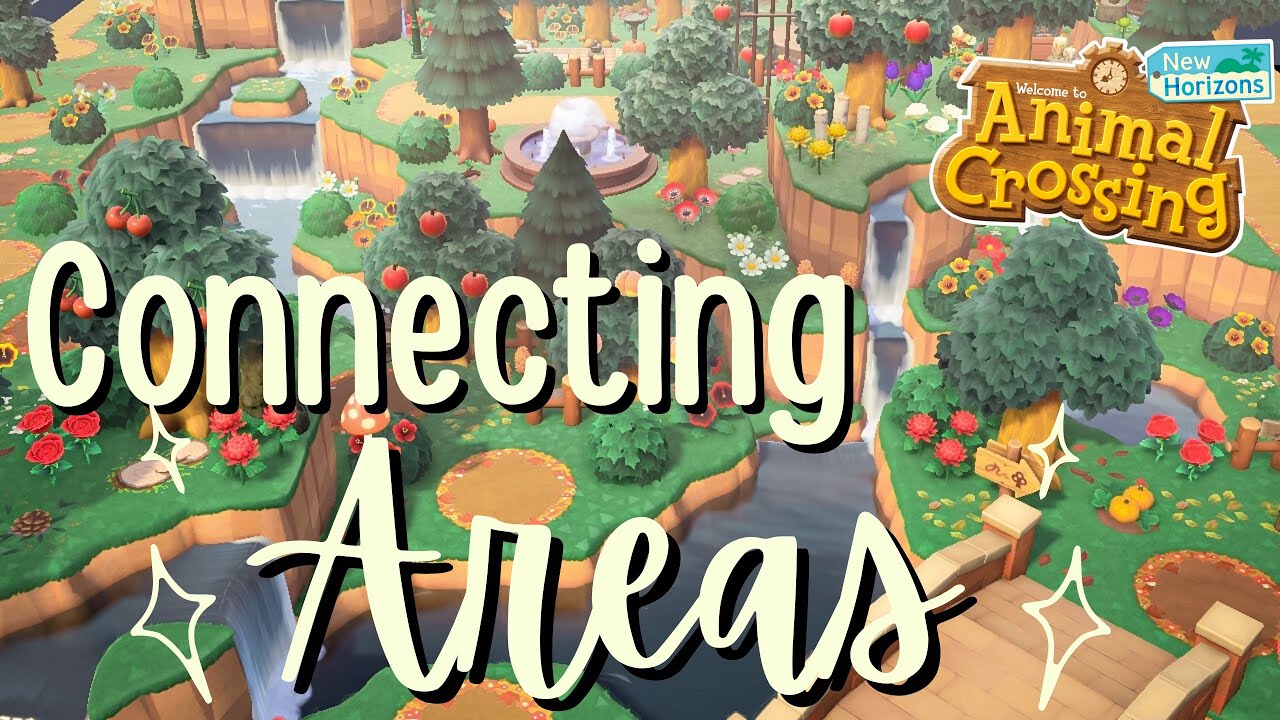 15 Unique Ways to Connect Areas on Your Island, ft. @foxgrove :D // animal crossing new horizons