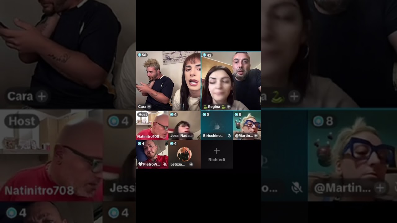 CARA E REGINA NELLA STESSA LIVE