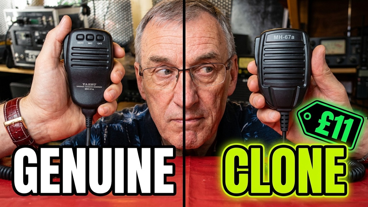 Yaesu MH-31a V MH-67a (cheap China clone) mic tested with Yaesu 450 D