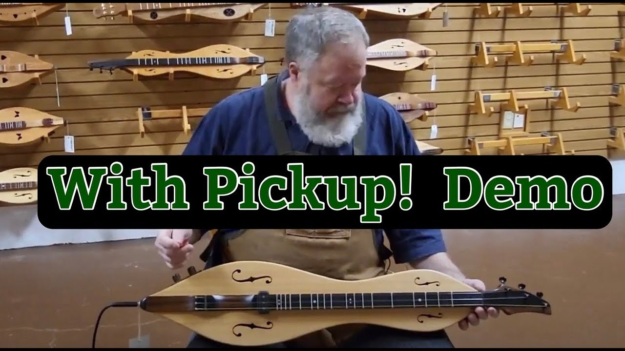 Folkcraft® Custom Series Dulcimer,  NT-11® Pickup Demonstration