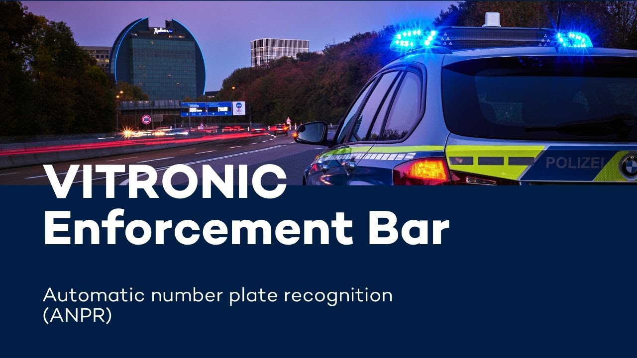 Enforcement Bar: A fully automated license plate recognition system (ANPR) | VITRONIC