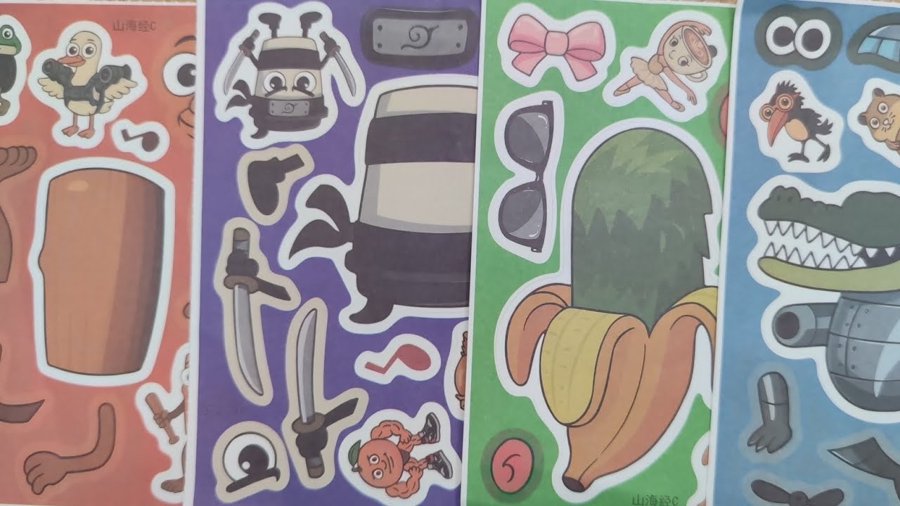 Relaxing Cartoon Sticker Video