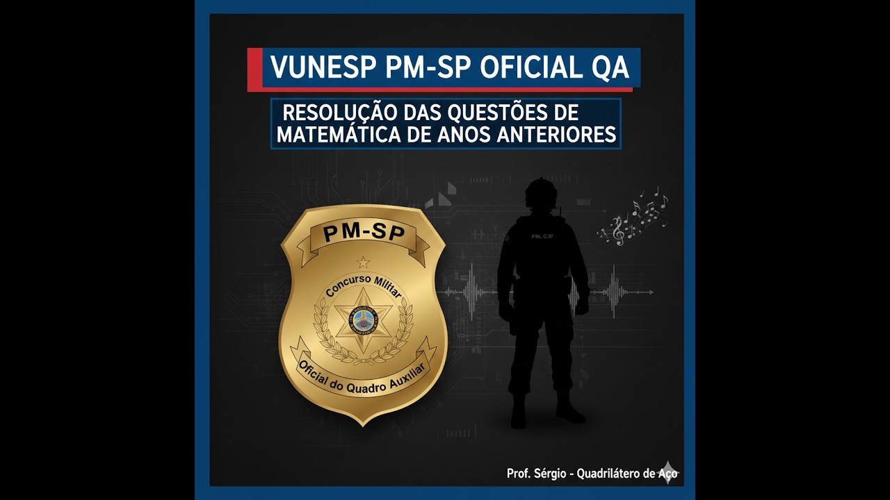 QUESTÃO 2 - PM-SP 2018: ÁREAS E POLINÔMIOS (VUNESP)