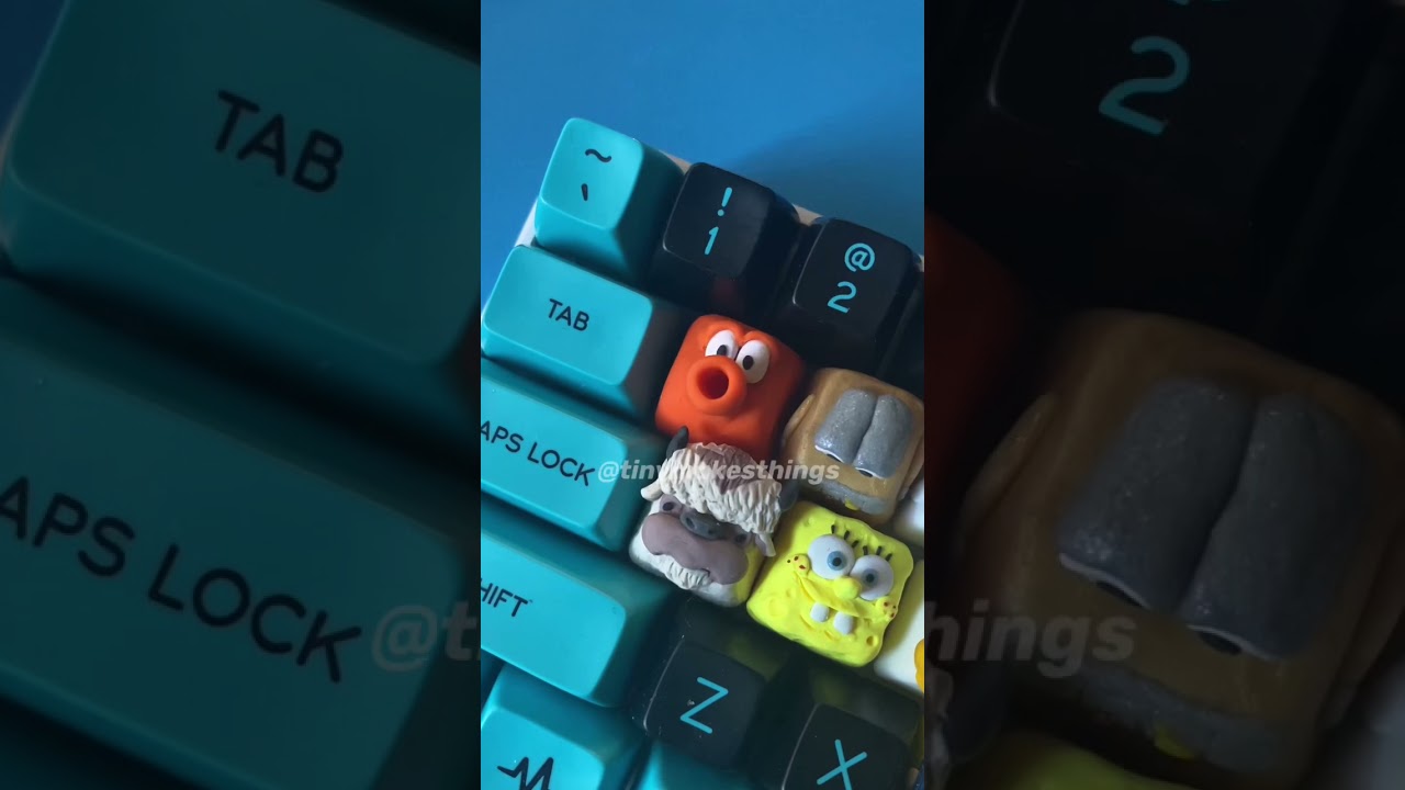 making a qbert keycap #shorts