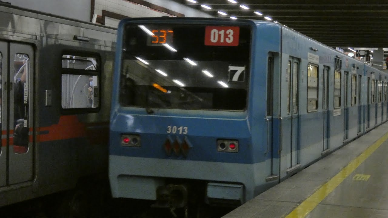 Viaje en un NS-74 con Overhaul (P.3013) | Vicente Valdés - Irarrázaval | Metro de Santiago - Línea 5