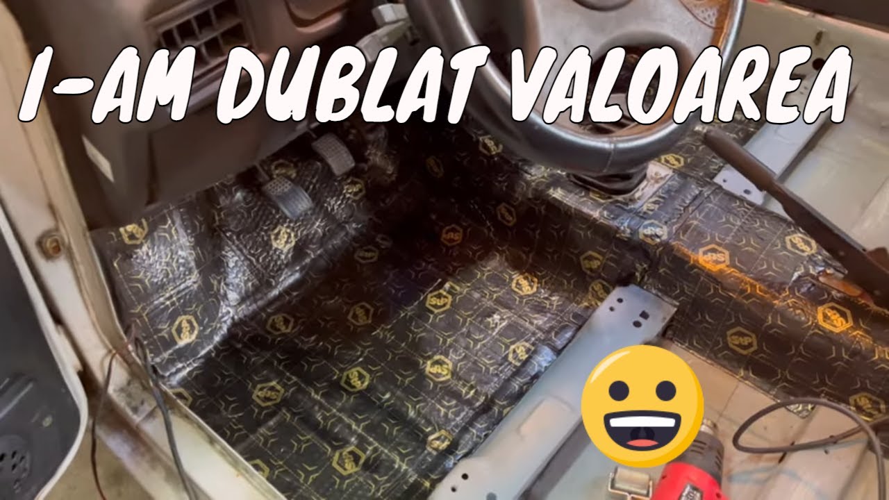 Dacia Papuc 🚛 Am reparat si insonorizat podeaua