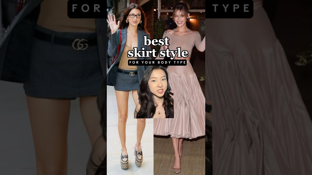 Best skirt style for your body type ✨🤍 #fashion #styleguide #style #styletips #outfitinspo #outfit
