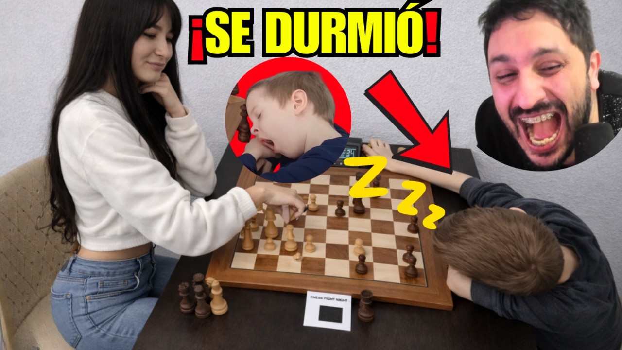 ¡ESTE NIÑO SE HACE VIRAL POR DORMIRSE EN PARTIDA DE AJEDREZ!