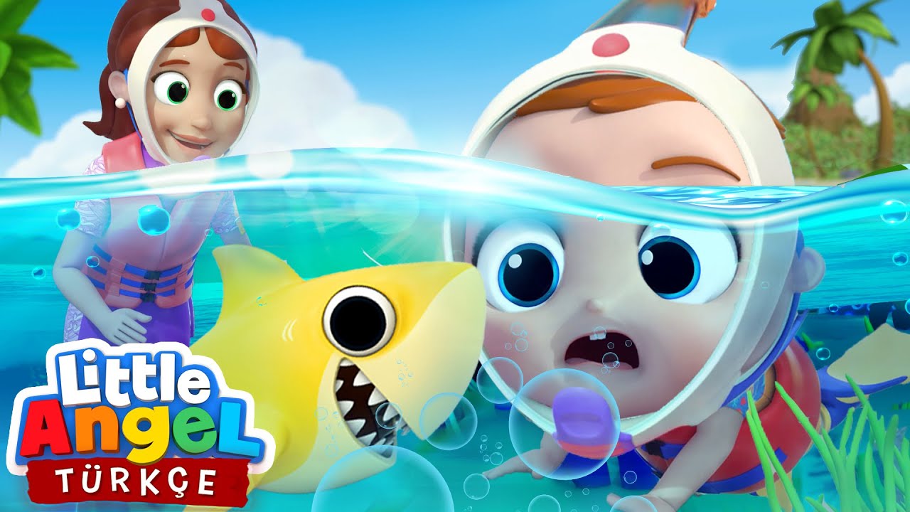 Okyanustaki Canlıları Tanıyalım 🐟🐬🐡 | Eğlenceli Ve Öğretici Çocuk Şarkıları | Little Angel Türkçe