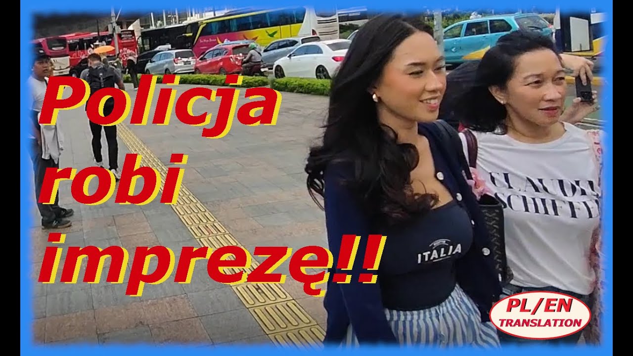 Dzień z życia w Dżakarcie! Policja robi imprę!! Idziemy z Mirkiem na policję! Co się podziało?👮‍♂️