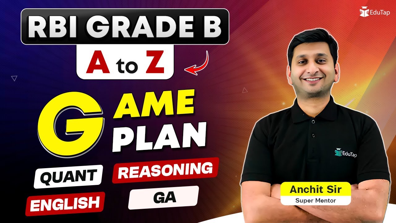 RBI Grade B Preparation for Phase 1 | RBI Grade B Syllabus Preparation Strategy | How To Crack RBI