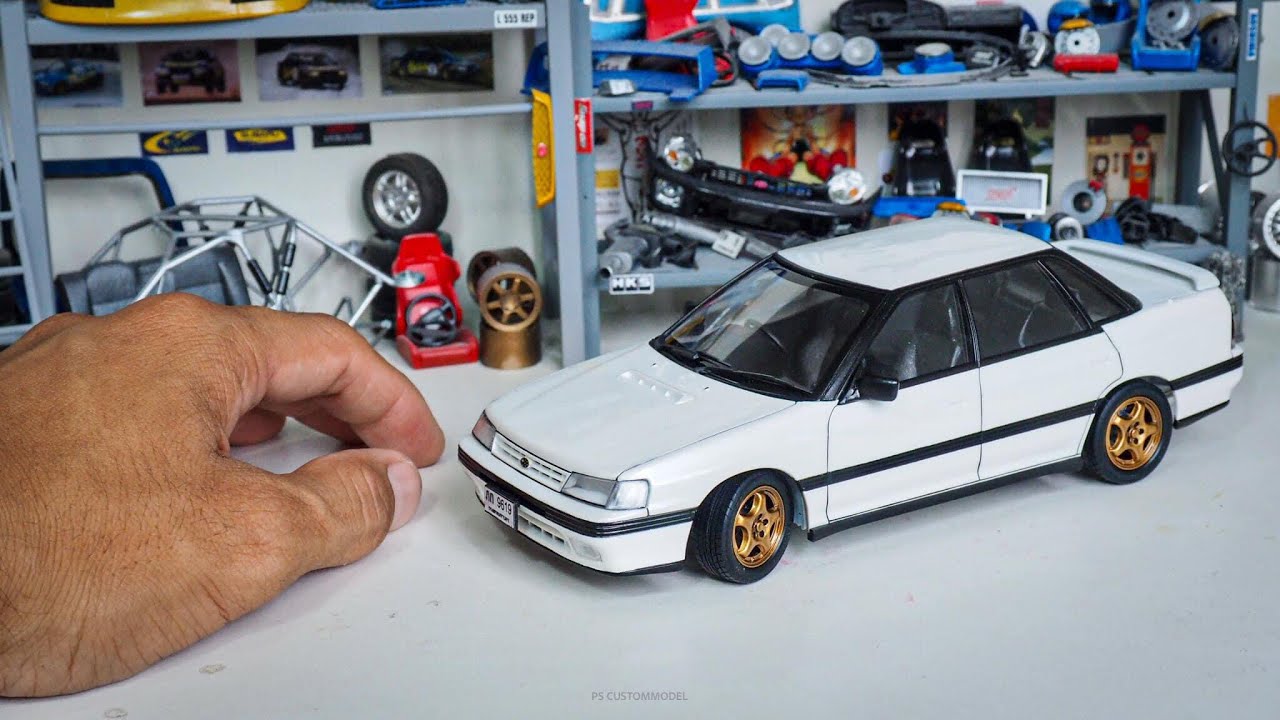 Subaru legacy RS 124 scale full building step by step completed HASEGAWA