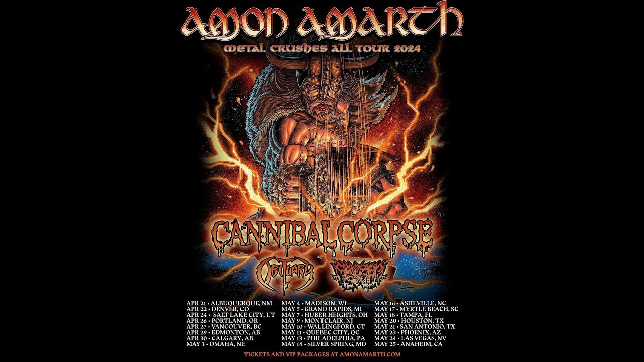 Cannibal Corpse - Inhumane Harvest (clip LIVE 5/17/2024 at the House of Blues Myrtle Beach, SC)