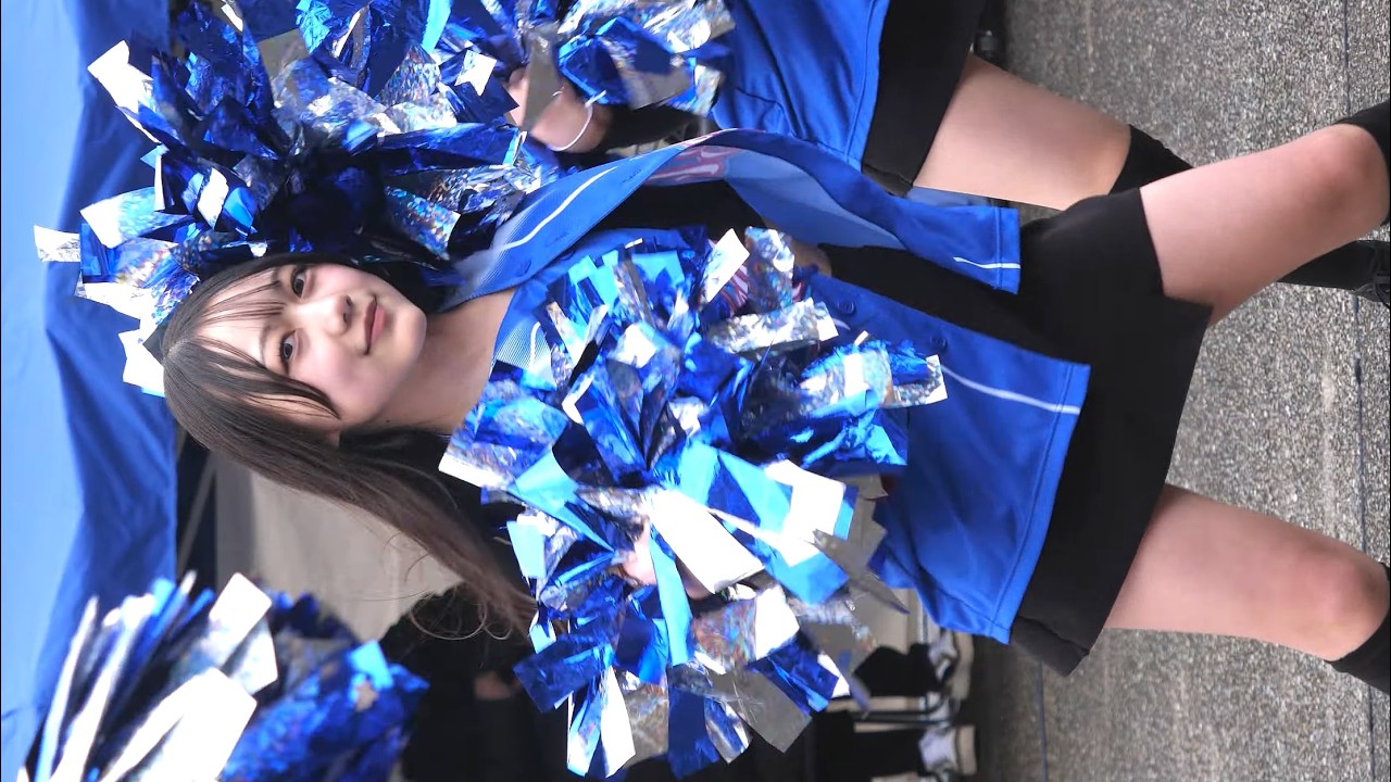 【生音】【チアダンス】Leap-Blue(リープブルー) 「Whiplash」(aespa) カターレ富山 vs. 愛媛FC K STUDIO 第2部 縦動画 望遠 2026年3月8日