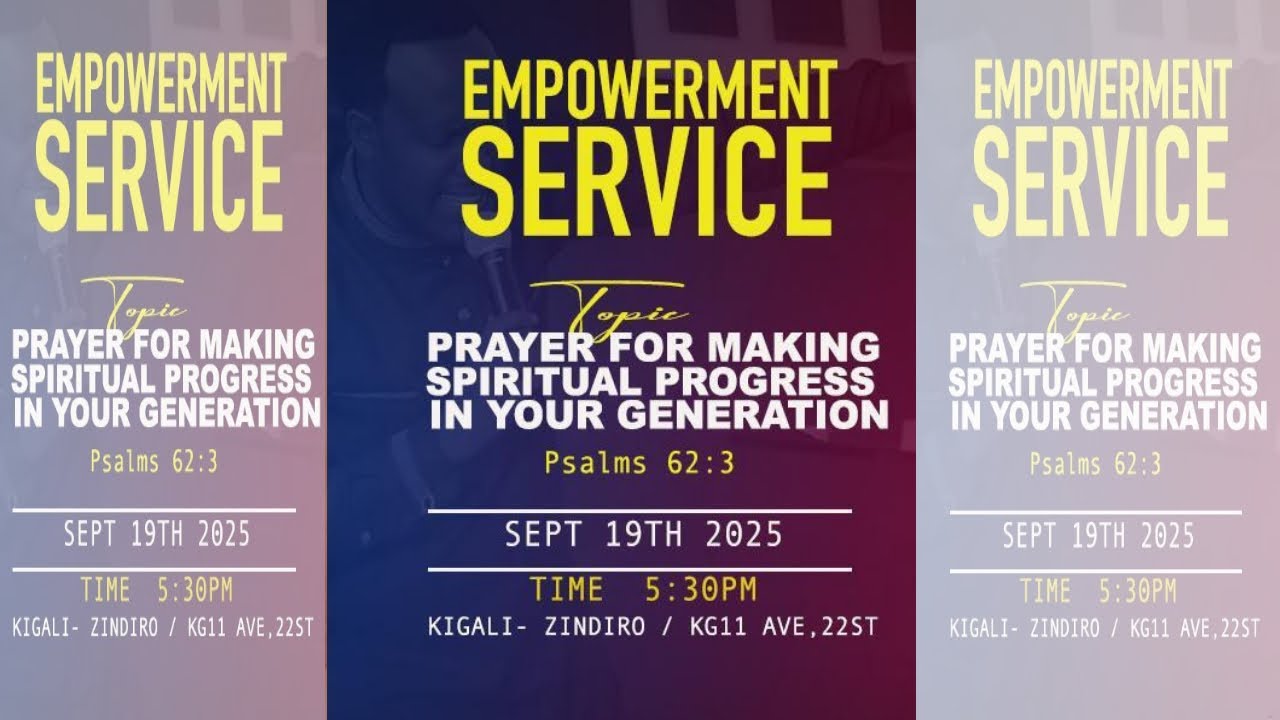 EMPOWERMENT SERVICE With APOSTLE SEBAGABO Christophe // 19.09.2025