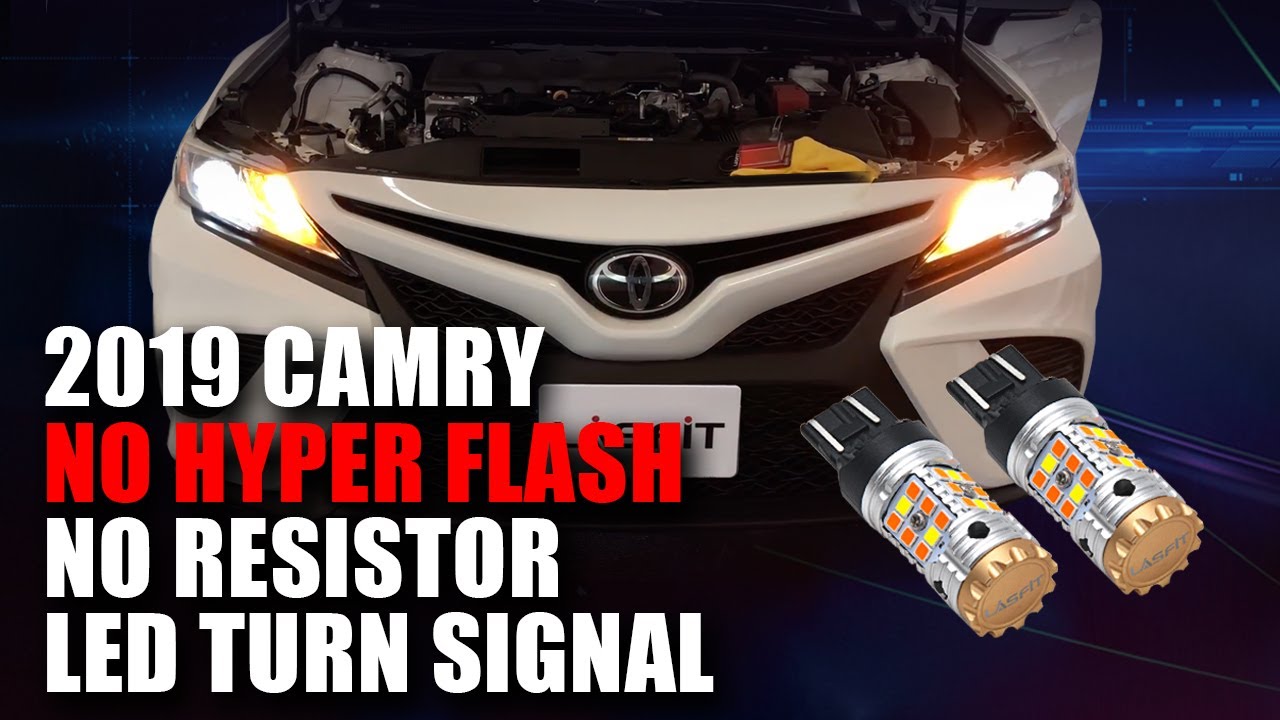 NO Hyper Flash the Best LED turn signal lights fit Toyota Camry 2019 2018 2017 2016 2015 2014 2013
