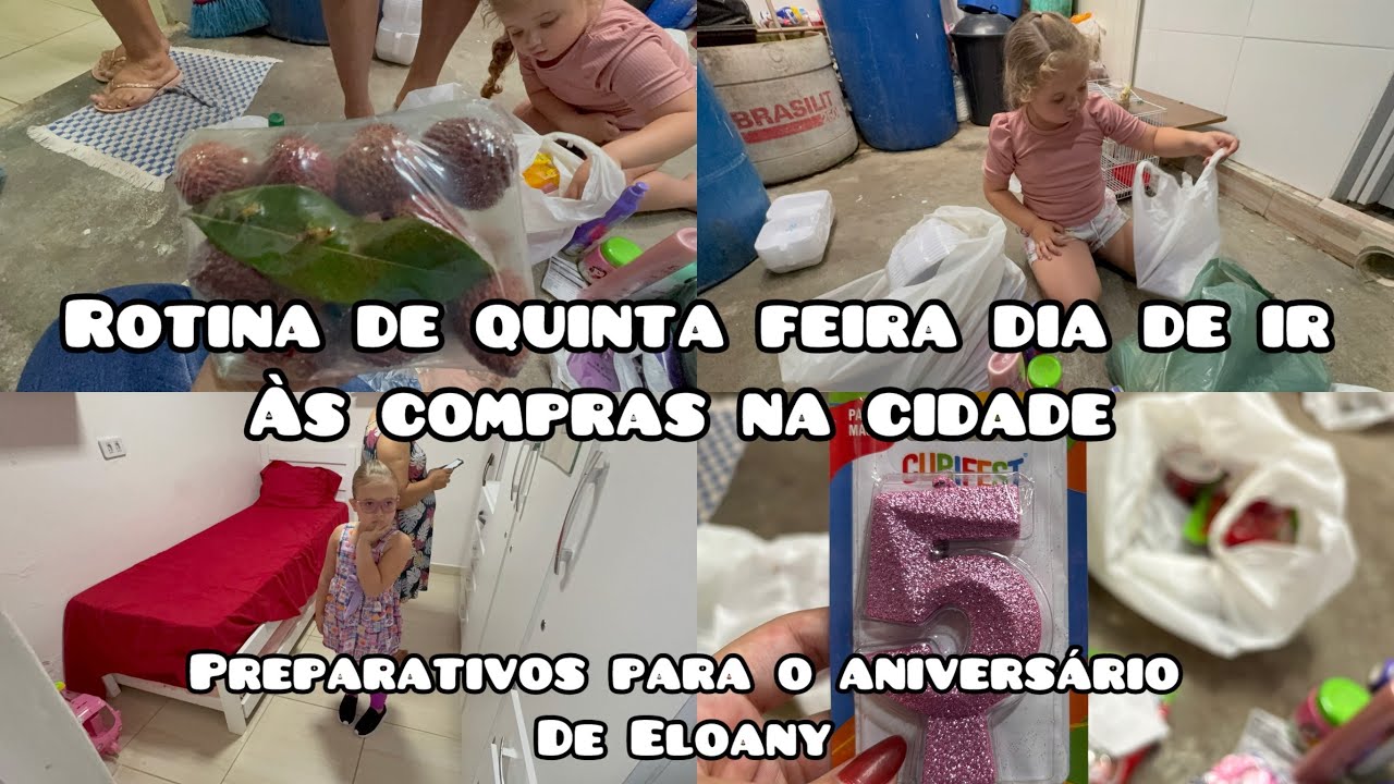 Preparativos para o aniversário de 5 anos de Eloany, Indo às compras na cidade de Caruaru-Pe 👏🏻🙌🏻🚀