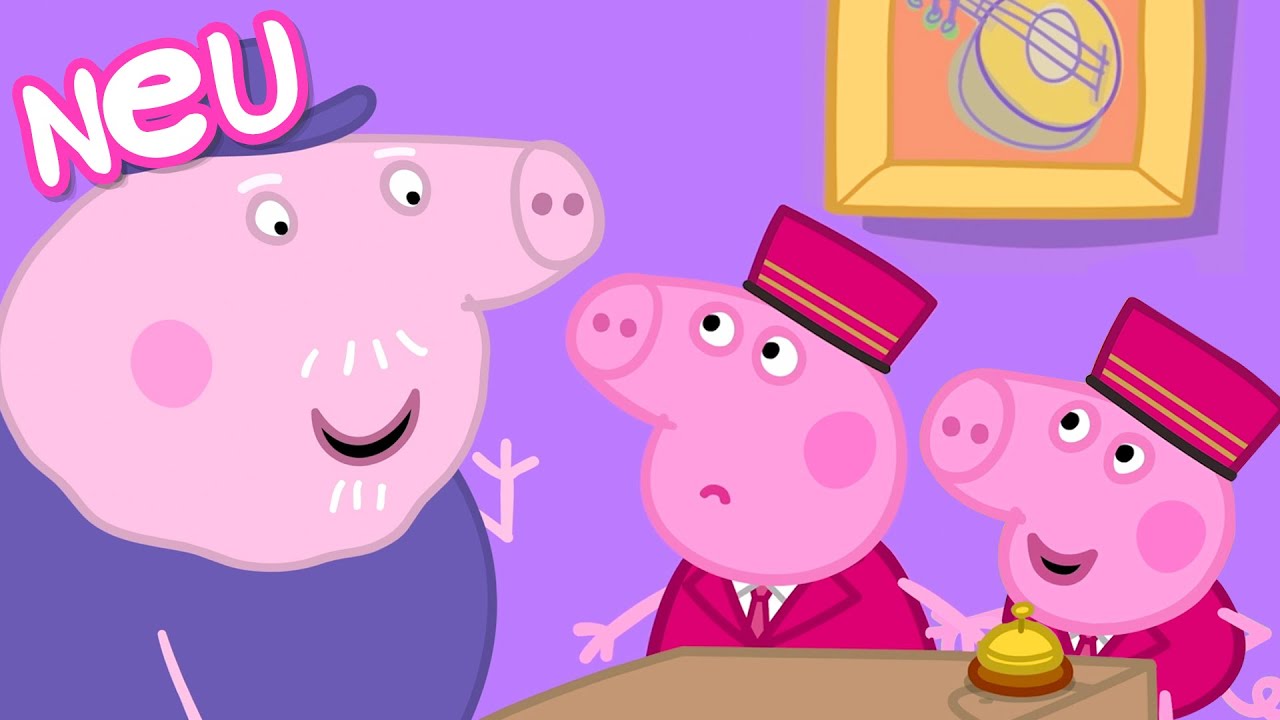 Peppa-Wutz-Geschichten | Peppas Hotel | Videos für Kinder