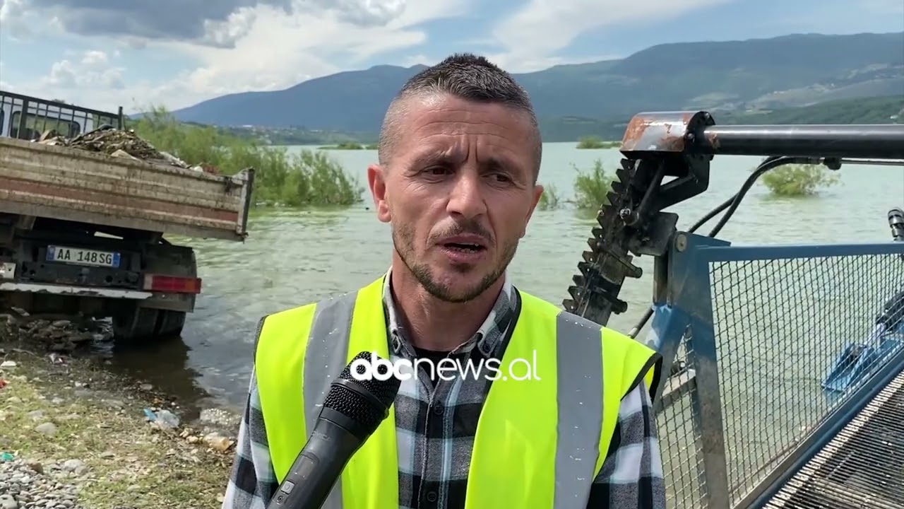 “Shpëtimtarja” e Fierzës/ Anija gjermane do të pastrojë liqenin nga mbeturinat| ABC News Albania