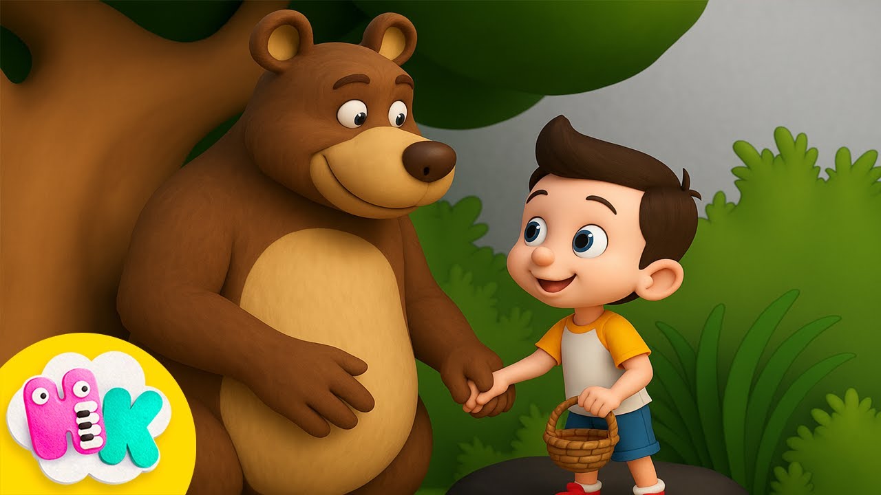 Malutki Ollie 🐻 Niedźwiedź piosenka dla dzieci - HeyKids