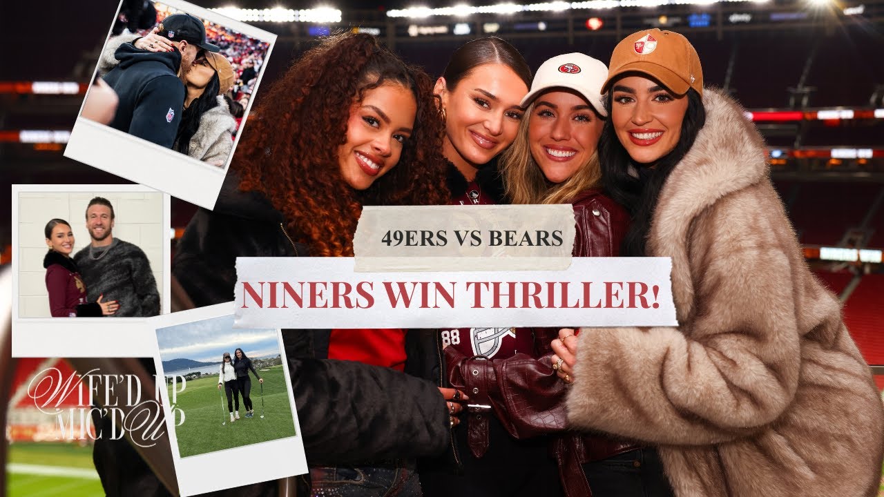 Relive the 49ers' Thrilling win over the Bears with Kristin Juszczyk and Claire Kittle!