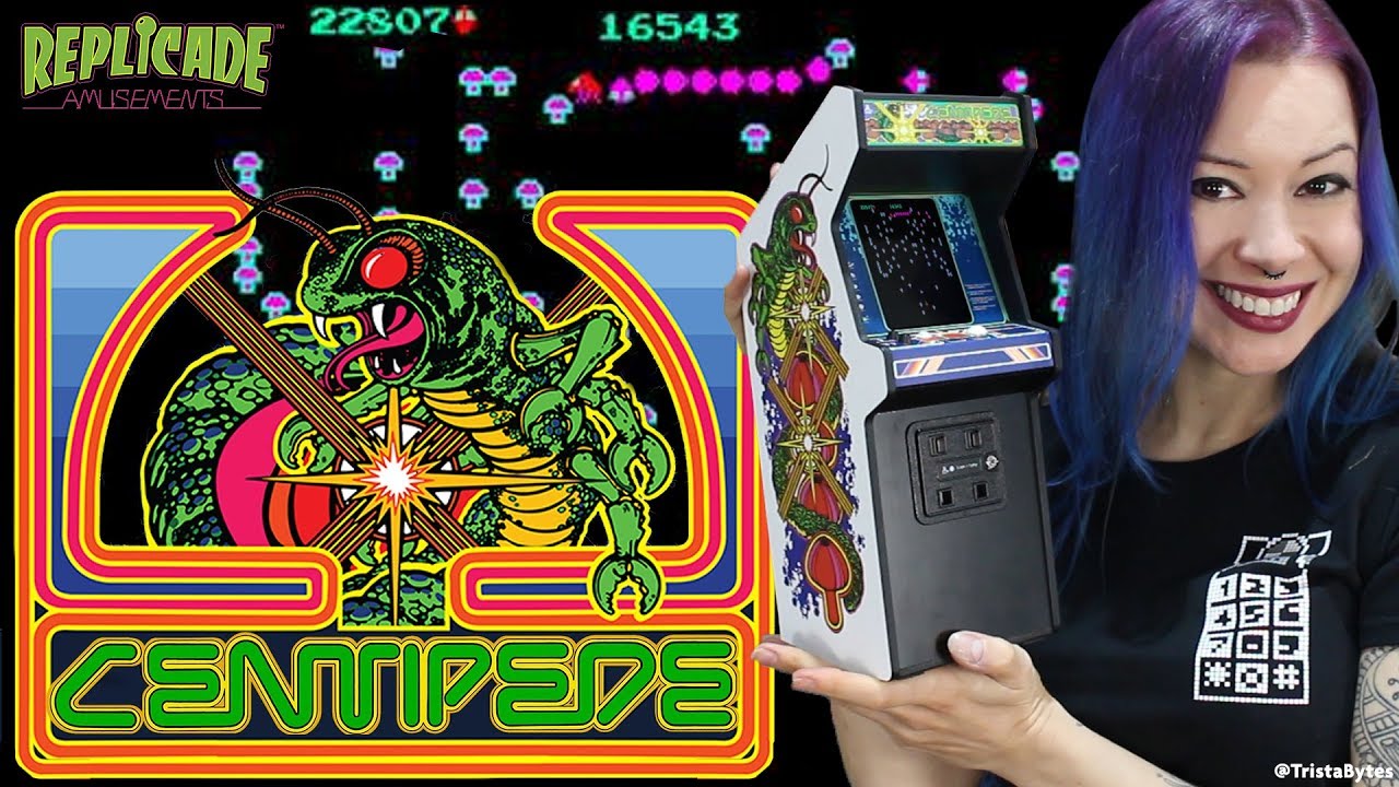 Mini Arcade Atari Centipede Replicade New Wave Toys Unboxing (Plus the history of Centipede!)