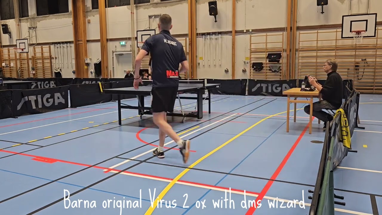 BARNA ORIGINAL VIRUS-2 OX with der-materialspezialist WIZARD blade in 1. division in Sweden