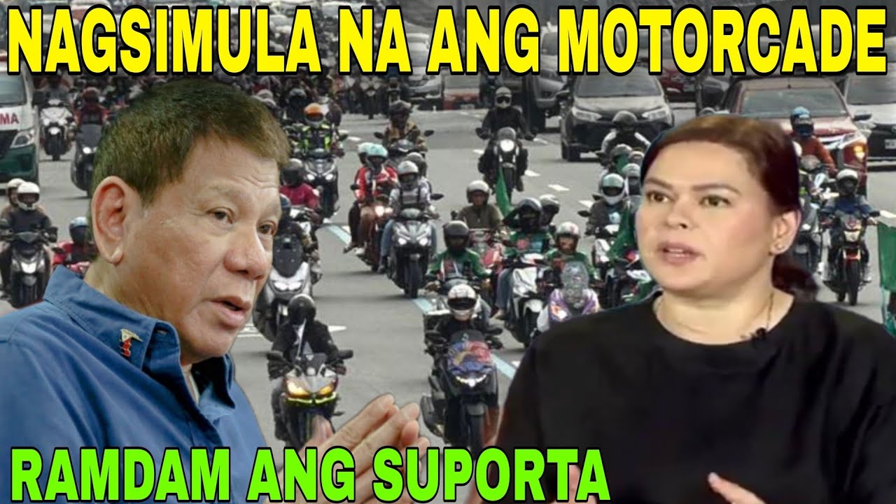 Heto na Nagsimula na ang Motorcade 