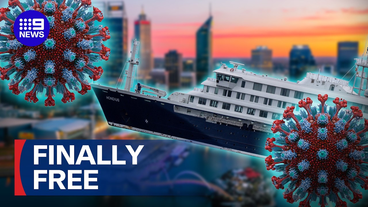 Passengers released after 42 days of isolation in Perth | 9 News Australia