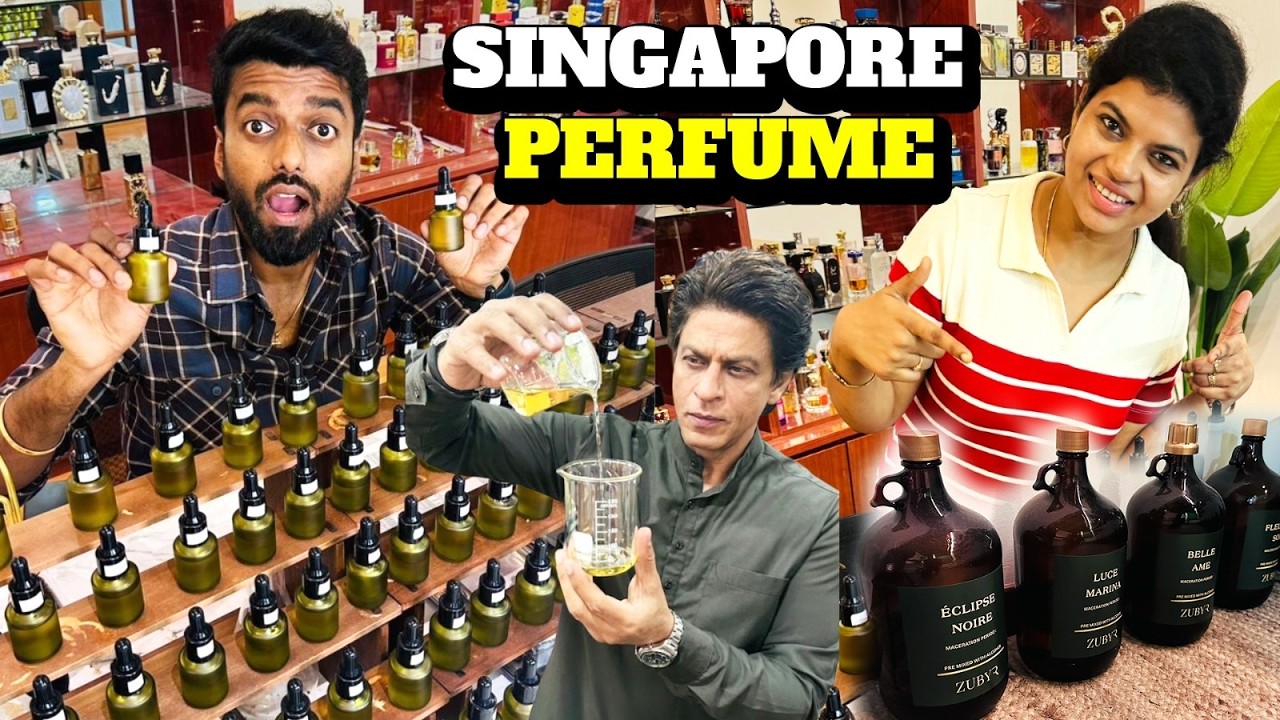 SRK Perfume Customized in 5 Minutes 🔥 Singapore Tamils | DAN JR VLOGS