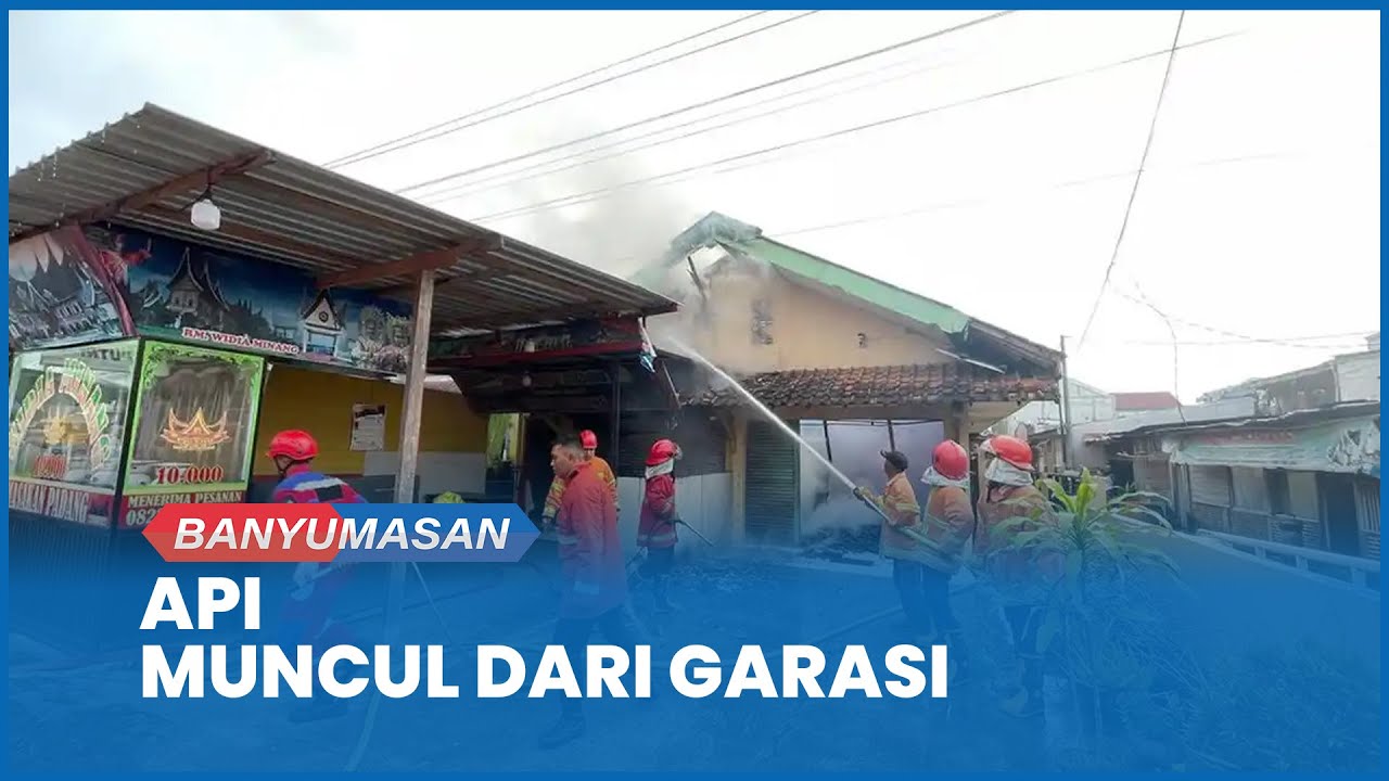 Rumah Warga Ledug Kembaran Banyumas Terbakar Pagi Hari, Api Muncul dari Garasi