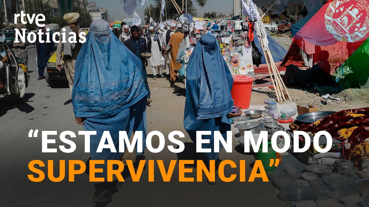 AFGANISTÁN: Mercados IMPROVISADOS para coneguir dinero y ALIMENTOS | RTVE Noticias