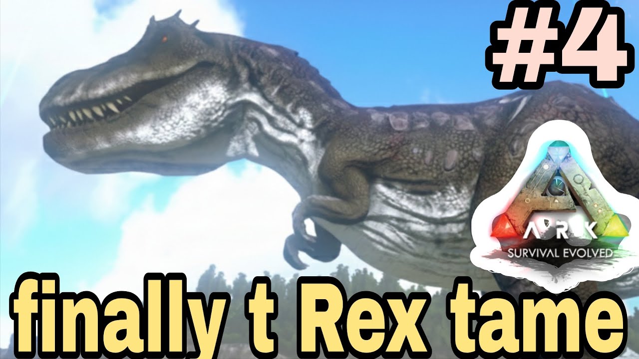 ARK Survival Evolved Part 4 | T-Rex Ko Tame Kiya 😱🔥 | Sabse Khatarnak Dino! Hindi gameplay 