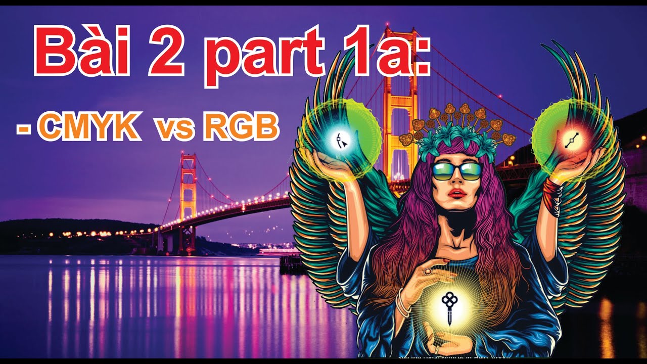 Tự Học CorelDraw 2020 Bài 2 - Part 1a - CMYK vs RGB