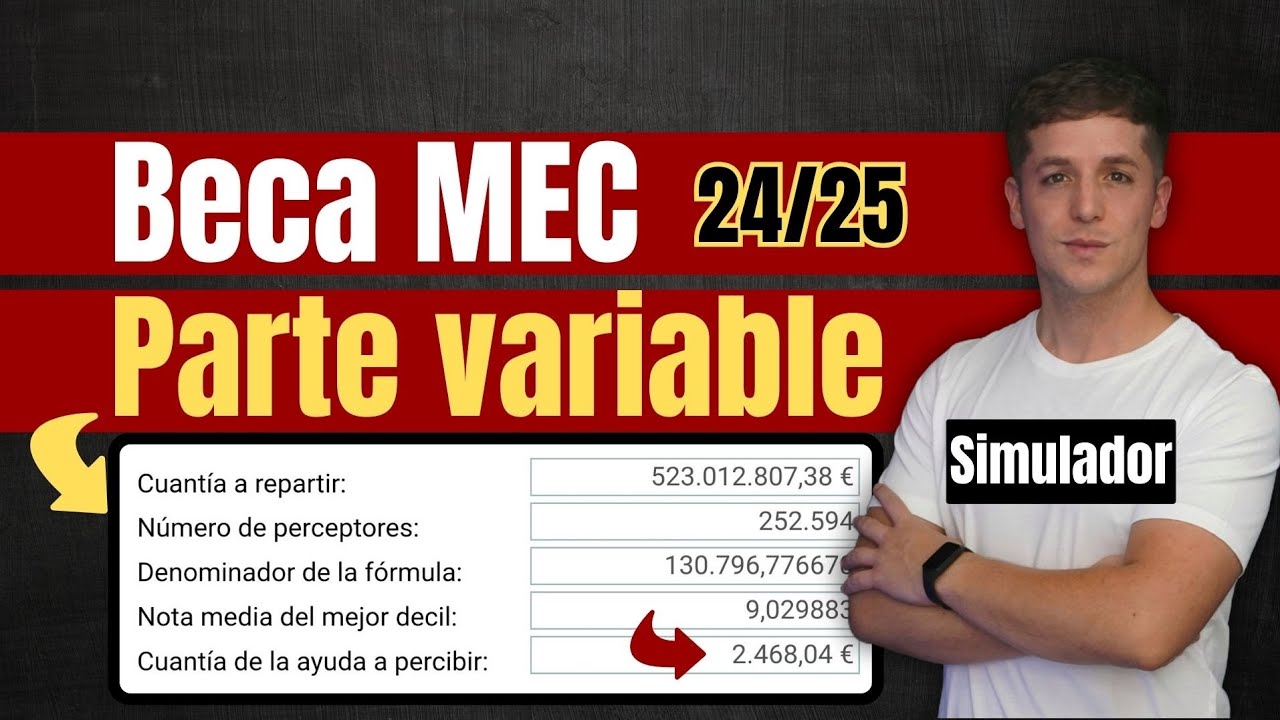 Calcula cuánto cobrarás de la beca MEC en la parte variable