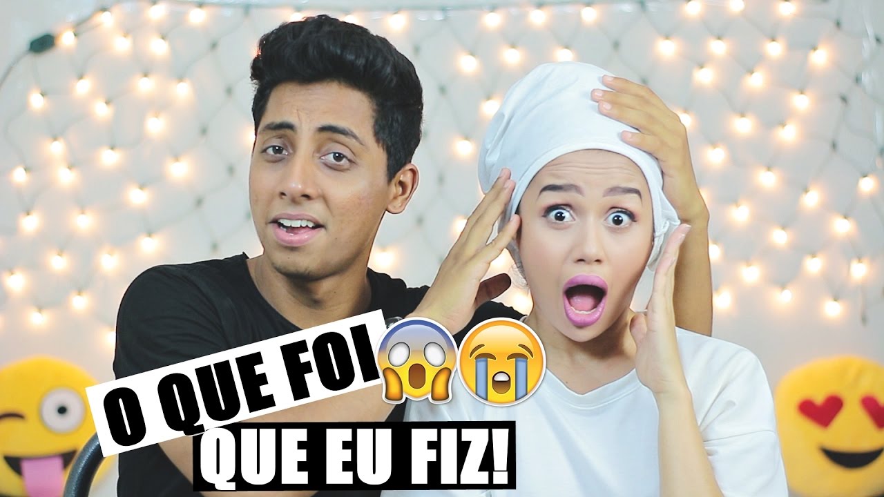 NAMORADO FINALIZANDO O MEU CABELO CACHEADO, DEU CERTO? CENAS FORTES BRASEEEL!  | Vandressa Ribeiro