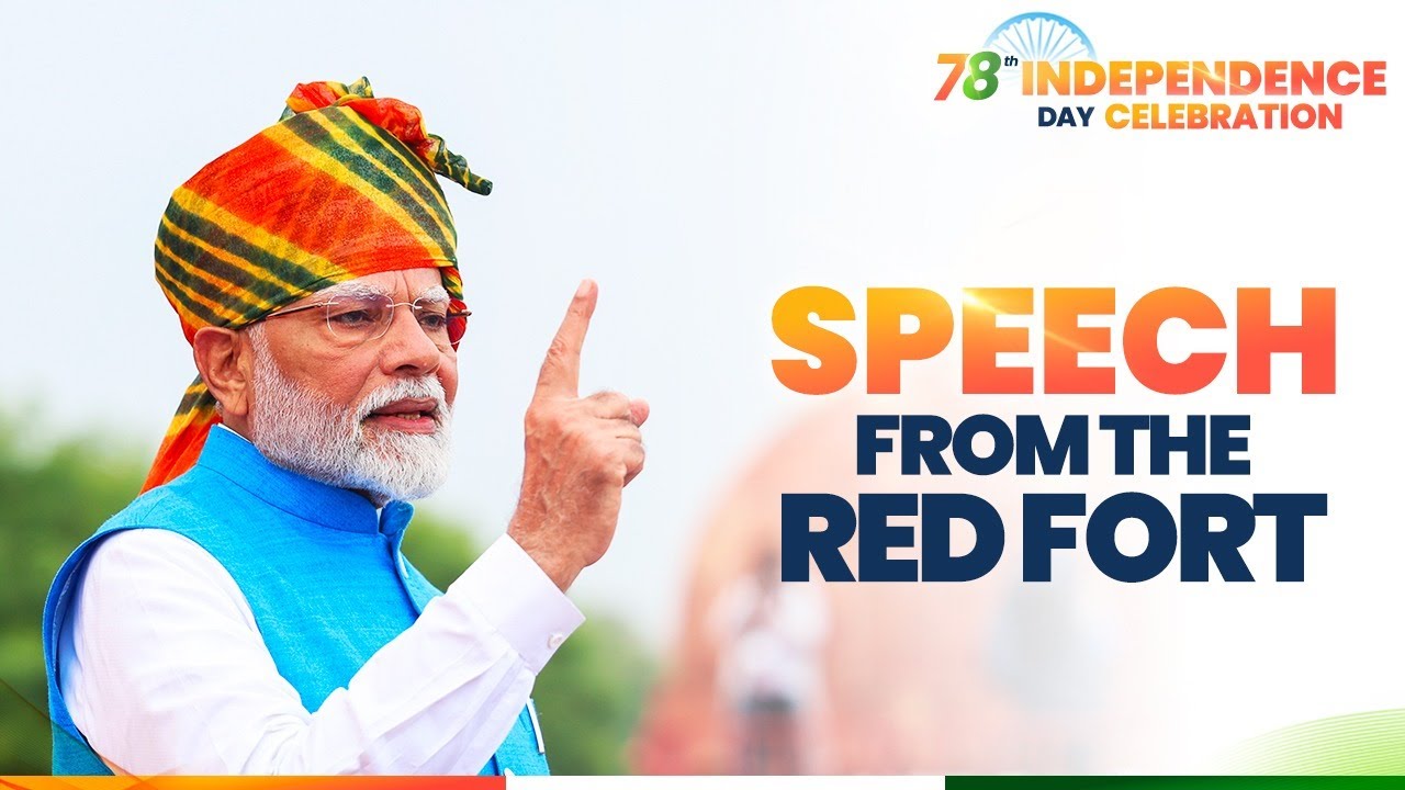 PM Narendra Modi's 78th Independence Day Speech from Red Fort