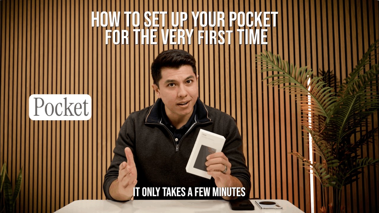 Set up Pocket in under 2 minutes